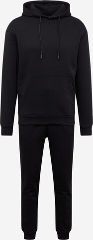 JACK & JONES Jogginganzug 'Bradley' in Schwarz: predná strana