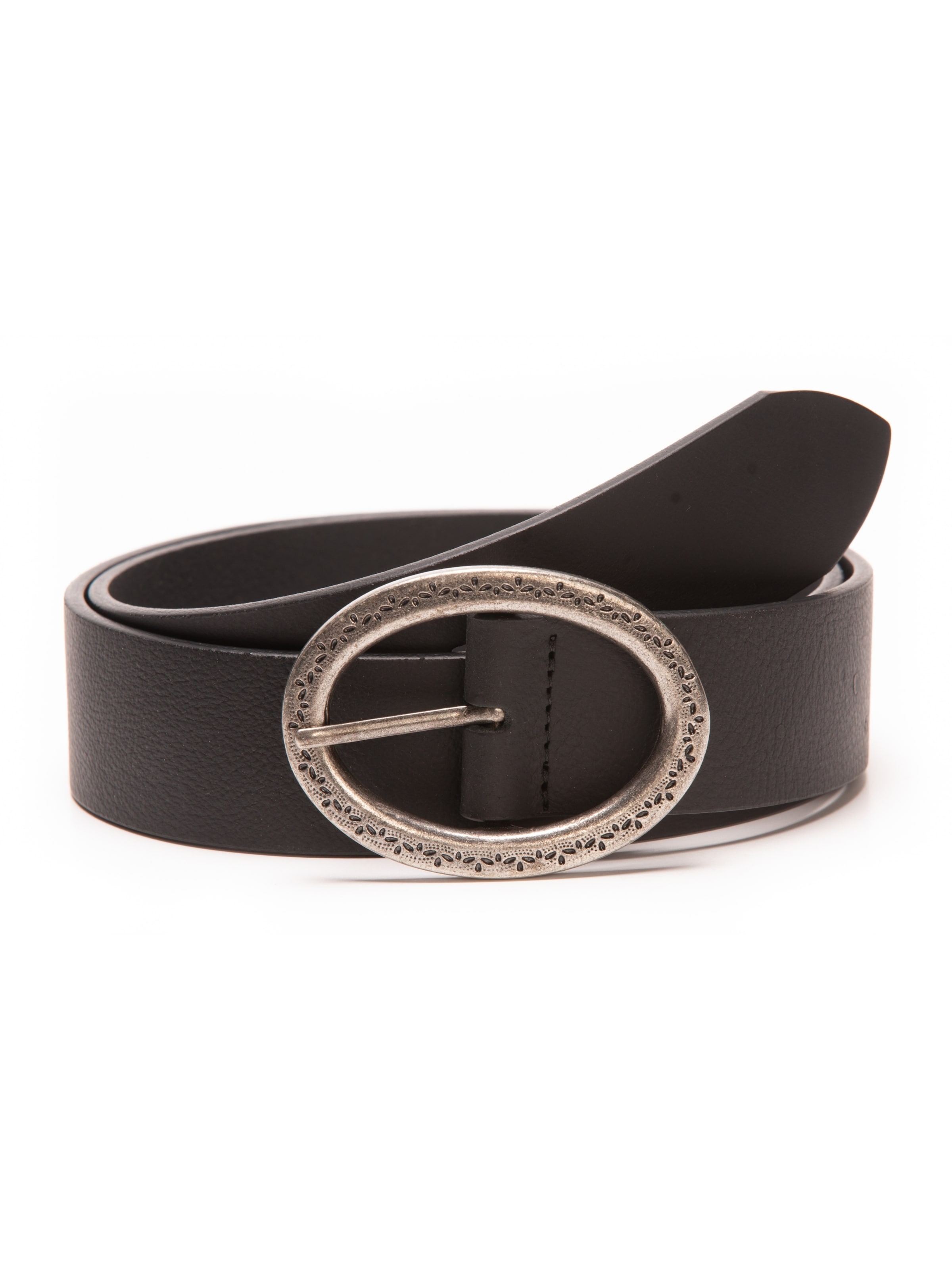 BA98 Gürtel 'Cologne' in Schwarz: Vorderseite