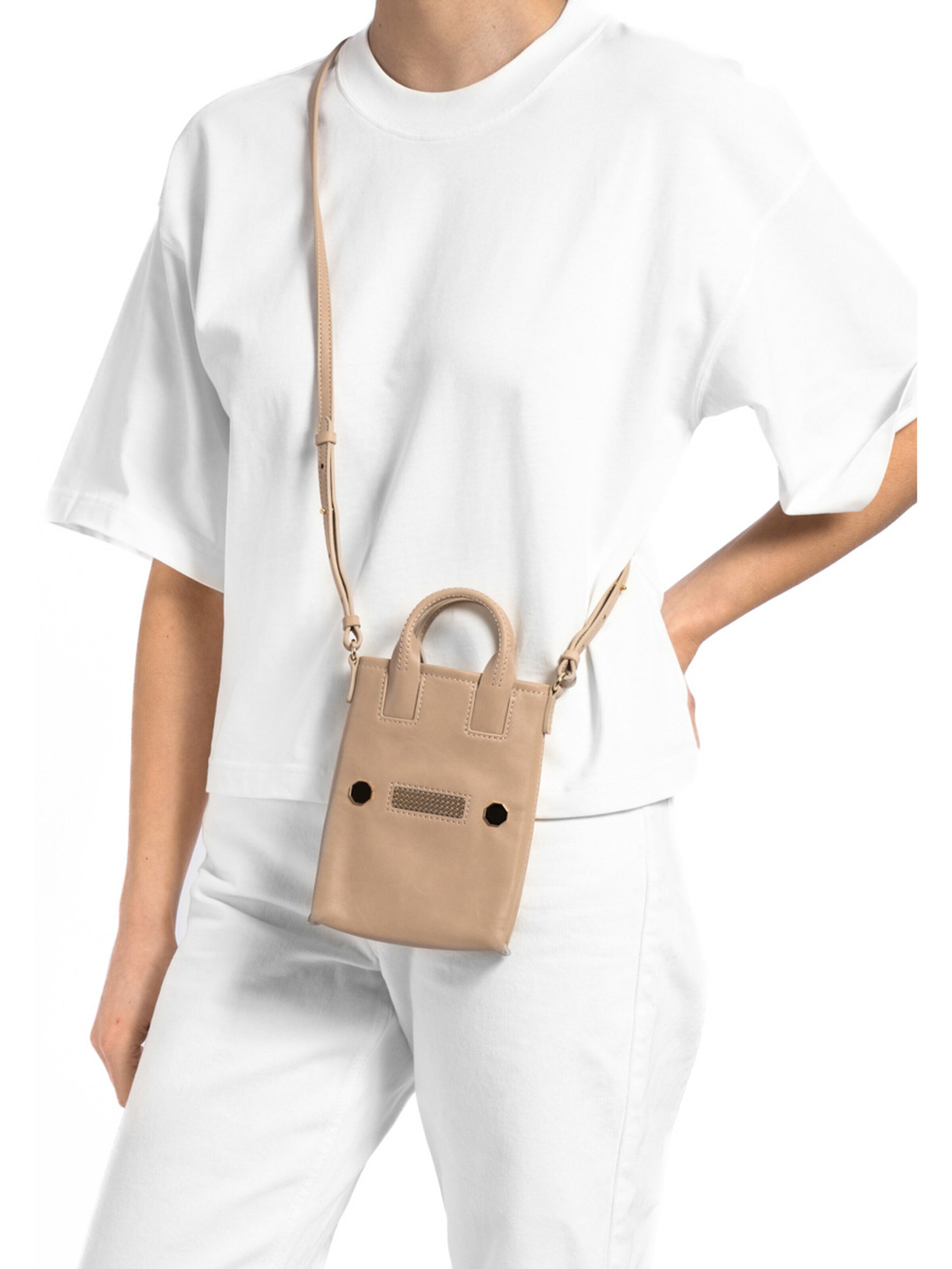 Clio Crossbody bag 'TESSA CLASSIC' in Beige