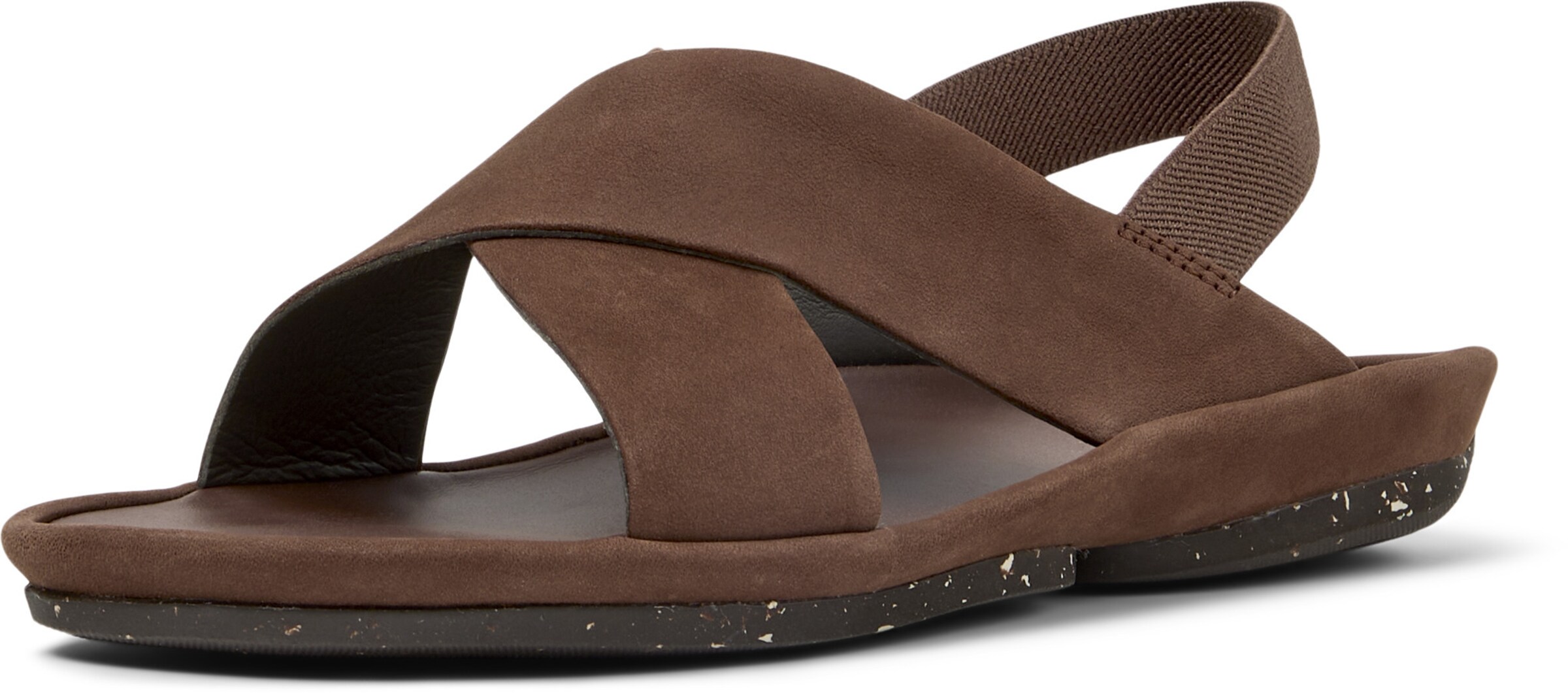 CAMPER Sandale 'Right Isla' in Braun: Vorderseite