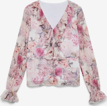 VERO MODA Bluse i hvid: forside