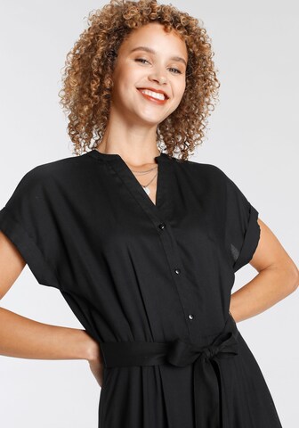 Tamaris Shirt Dress in Black