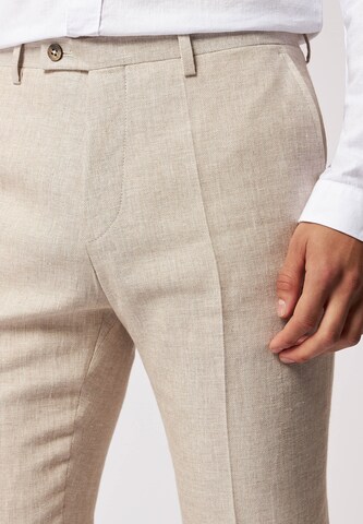 ROY ROBSON Regular Leinenhose in Beige