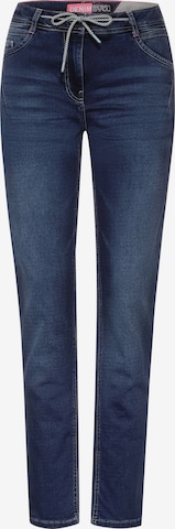 CECIL גזרת סלים ג'ינס 'Tracey' בכחול: מלפנים