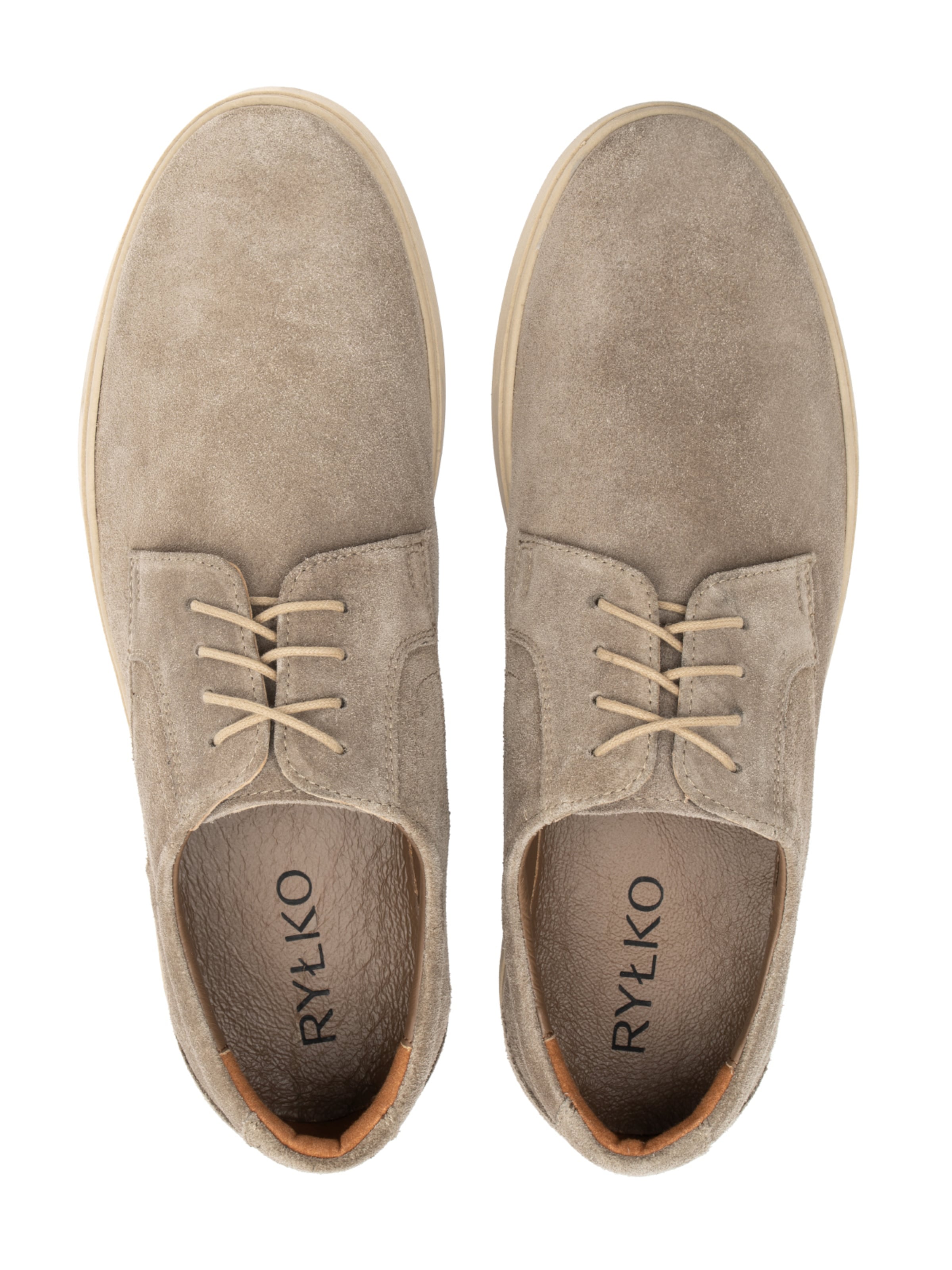 RYŁKO - Sapato com atacadores em bege