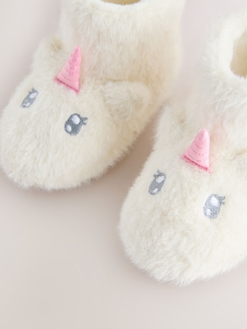 Pantoufle Next en blanc