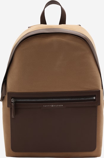 TOMMY HILFIGER Sac à dos 'Trim Dome' en beige / marron, Vue avec produit