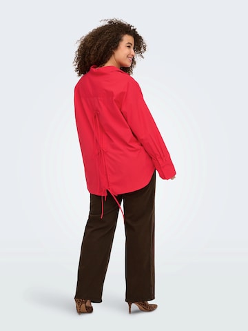 ONLY Carmakoma Blouse 'CAROREGON ALVA' in Red