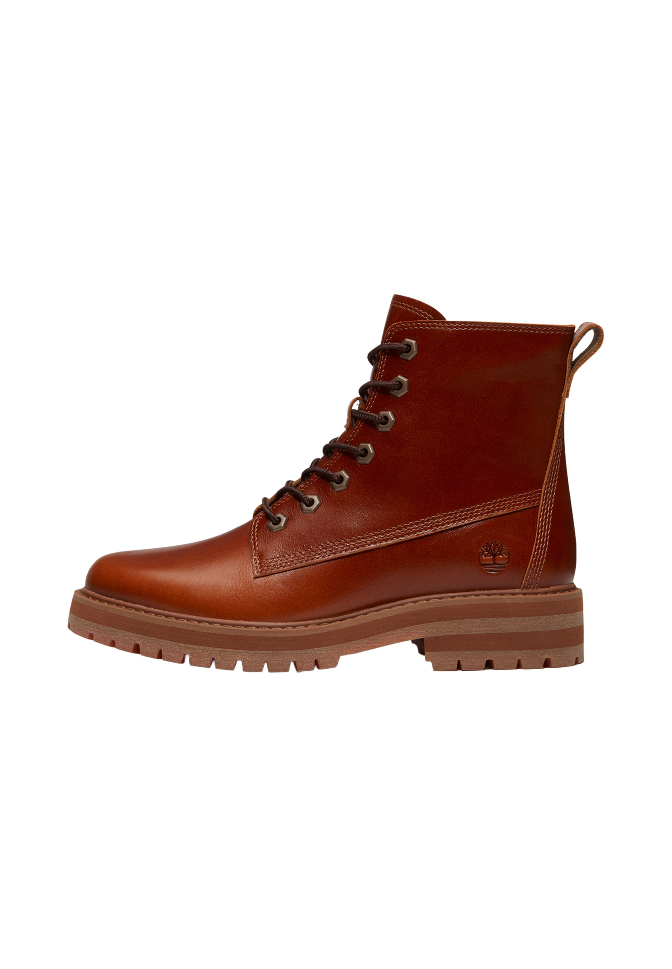 TIMBERLAND Botki sznurowane w kolorze brązowy: przód