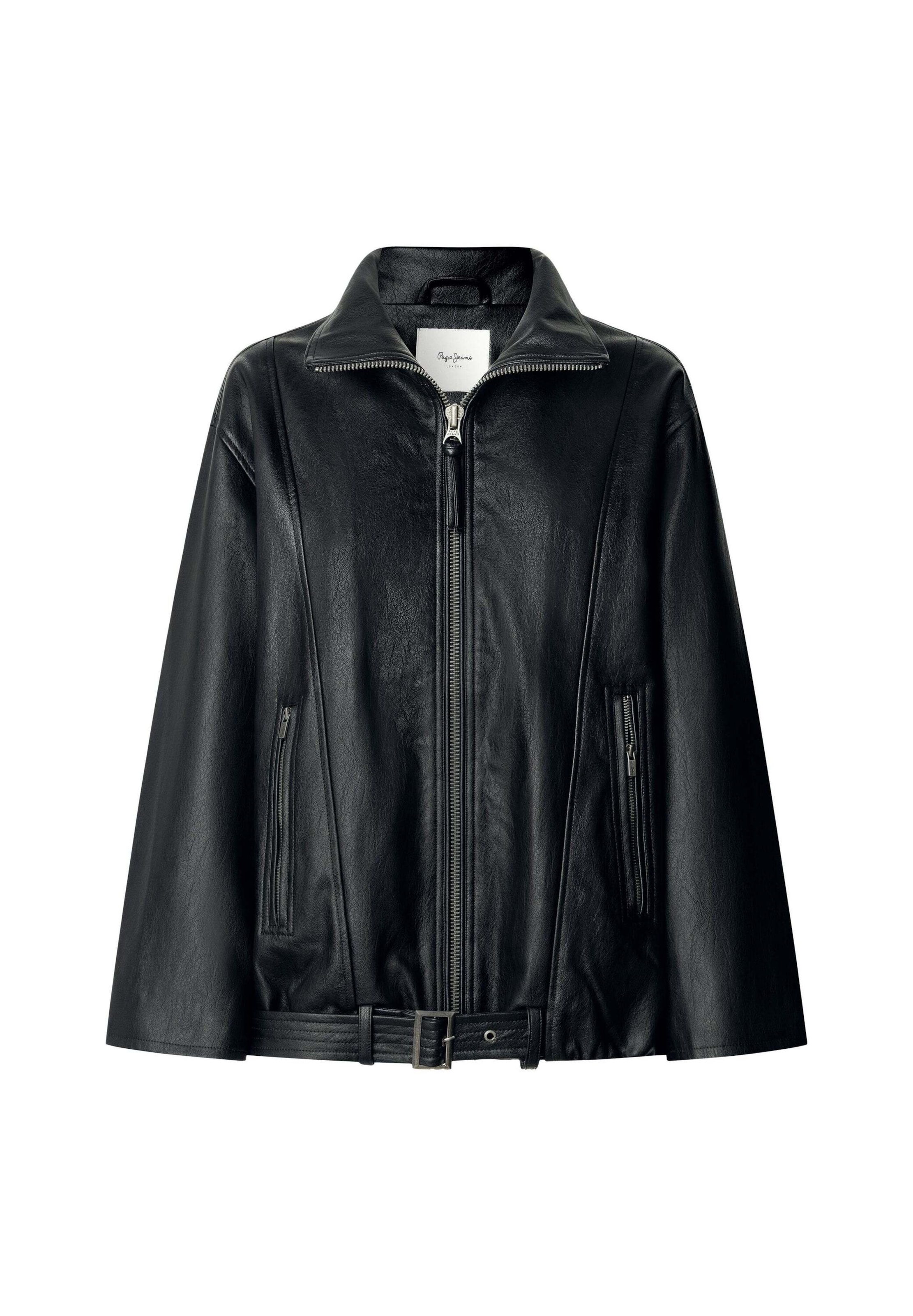 Giacca di mezza stagione 'Lina' di Pepe Jeans in nero: frontale