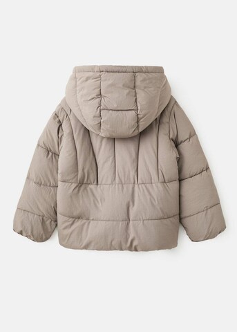 MANGO KIDS Jacke 'Cosy' in Braun