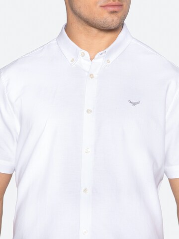 Threadbare Regular Fit Hemd 'Inferno' in Weiß