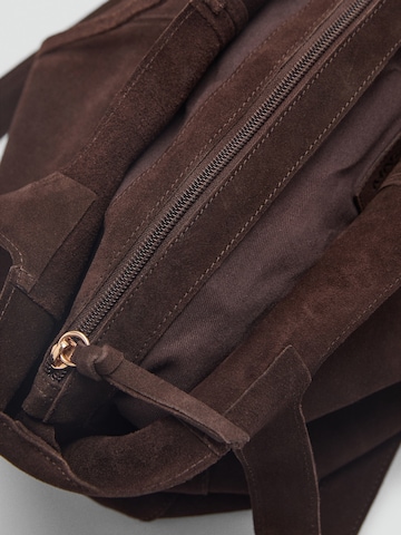 MANGO Shopper 'Curry' in Brown