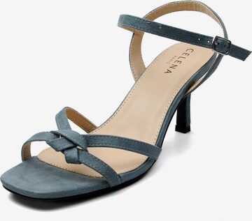 Celena Páskové sandály 'Chizitelu' – modrá: přední strana