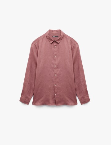 Koton Regular fit Button Up Shirt in Pink