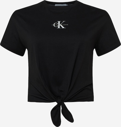 Calvin Klein Jeans Curve T-Shirt in schwarz / weiß, Produktansicht