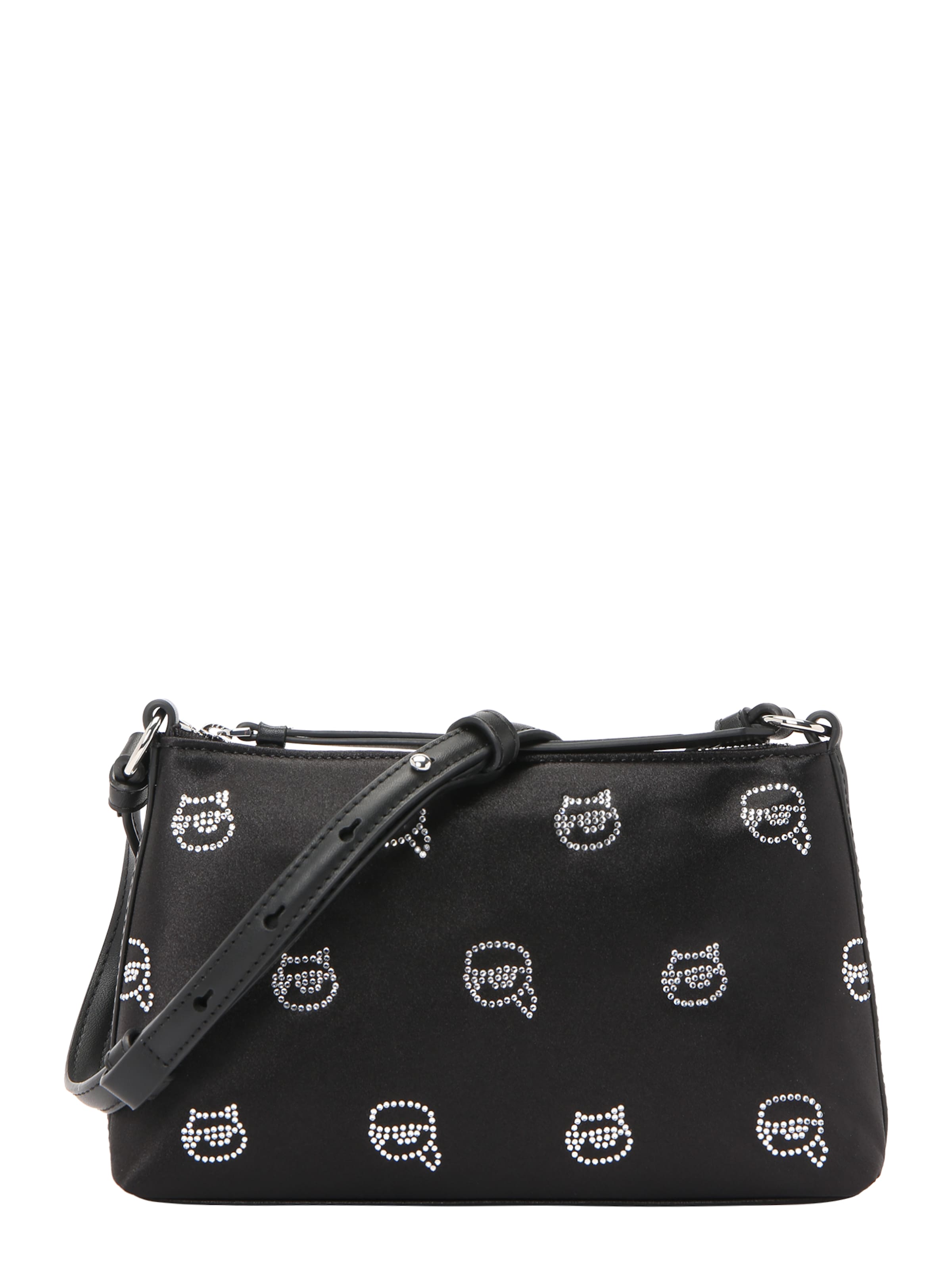 Karl Lagerfeld Õlakott 'IKONIK 2.0', värv must: eest vaates