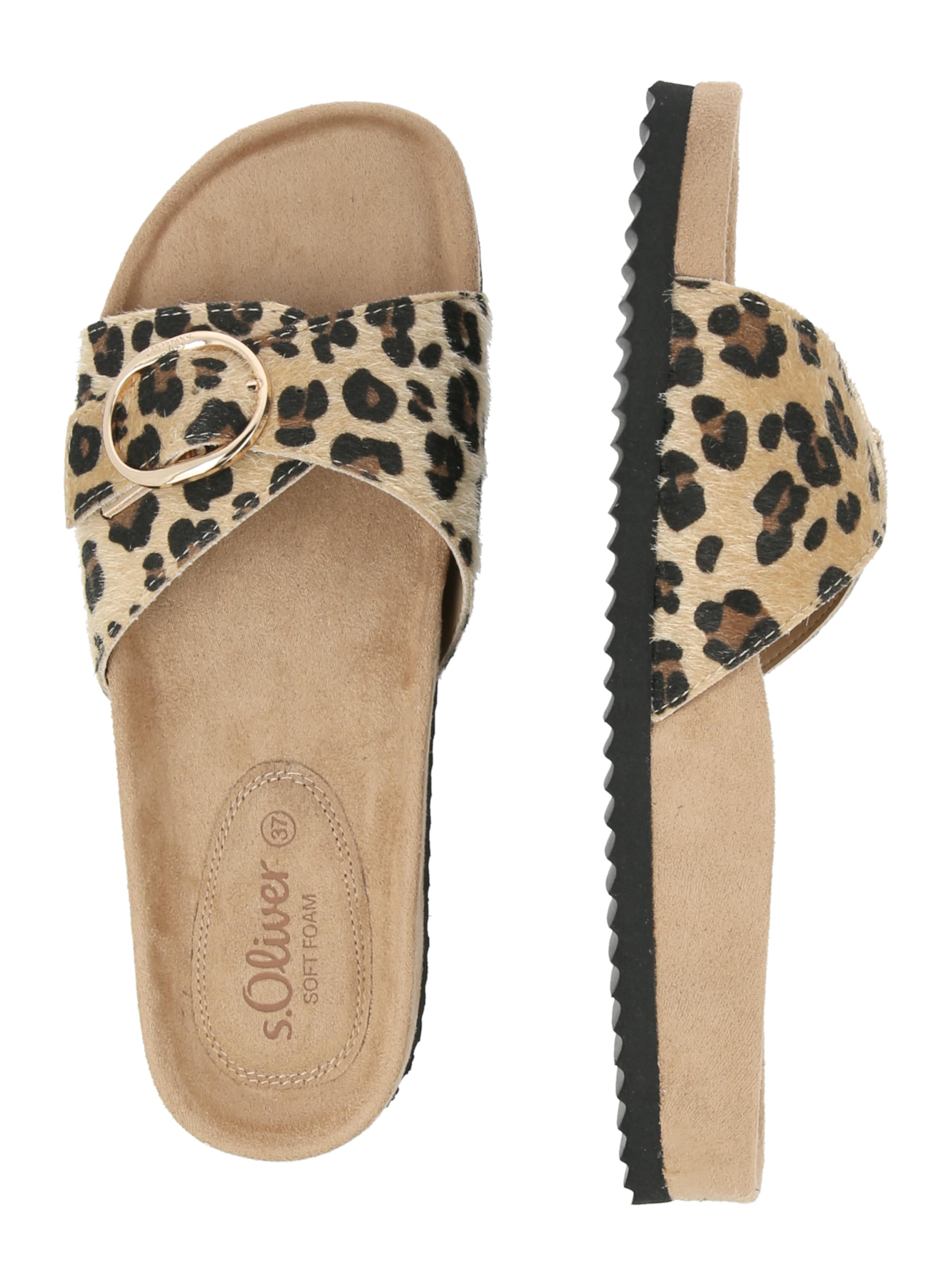 s.Oliver Pantolette in Beige