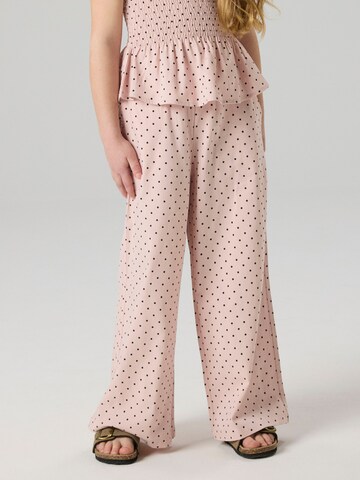 NAME IT Wide leg Pants in Pink: front