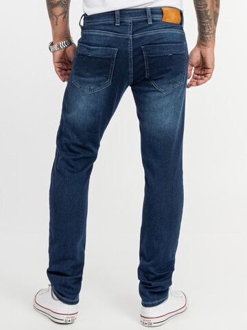 Rock Creek Slimfit Jeans in Blau