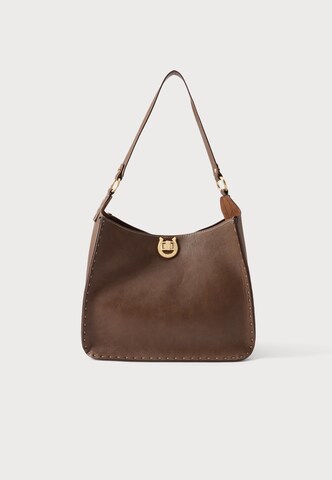 Borsa a spalla 'MIDDLETON' di U.S. POLO ASSN. in marrone: frontale