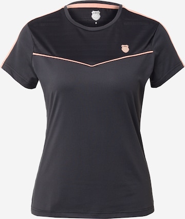 K-Swiss Performance Performance Shirt 'HYPERCOURT' in Black: front