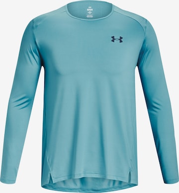 UNDER ARMOUR Performance Shirt 'Armour' in Blue: front