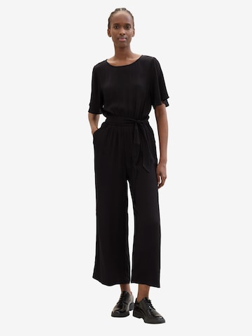 TOM TAILOR DENIM Jumpsuit in Black