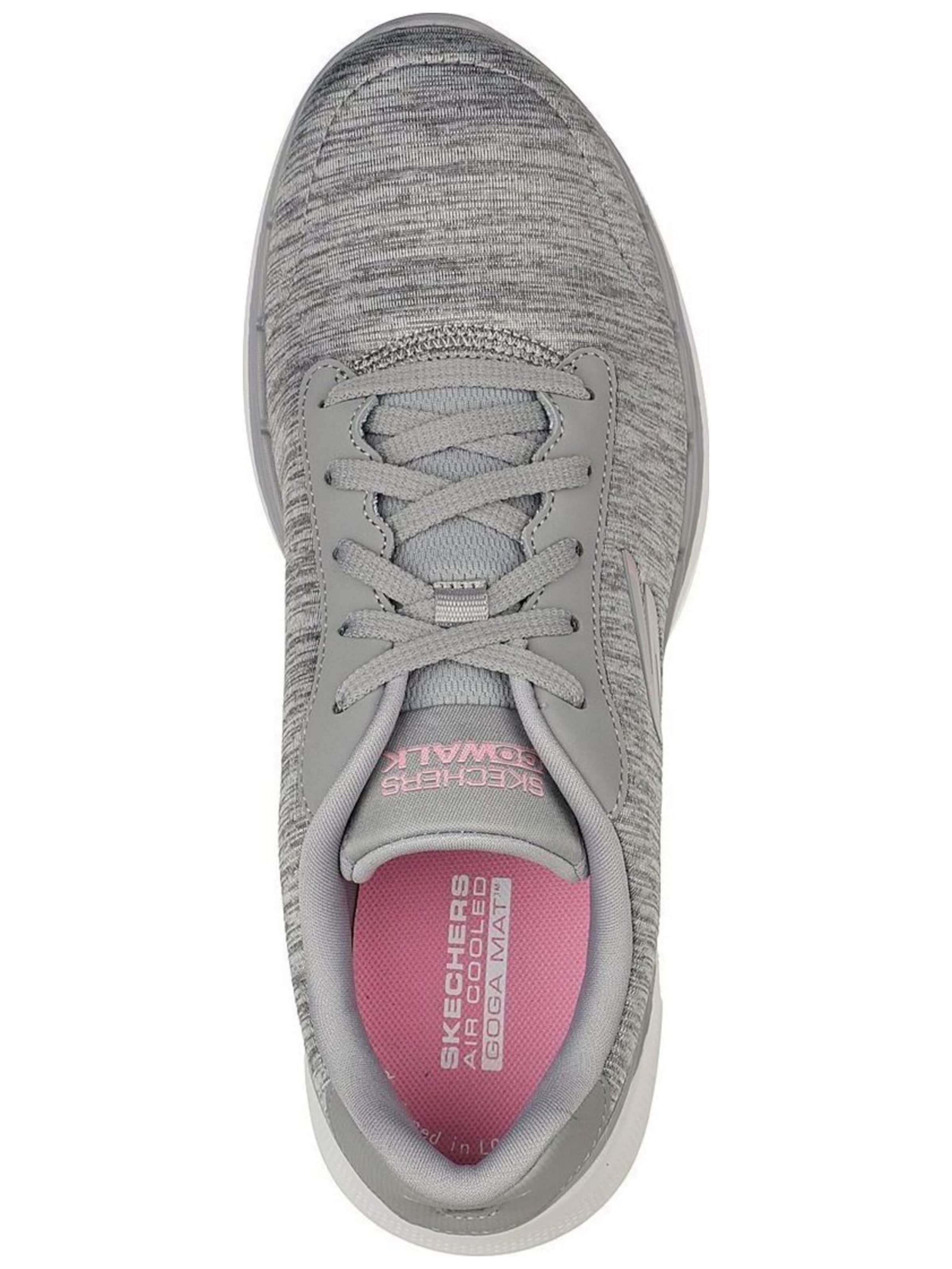 SKECHERS Sneakers laag 'Skechers Go Walk 6 - Magic Me' in Grijs