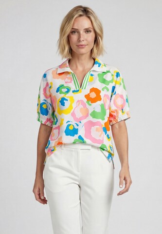 Usha - Blusa en blanco: frente