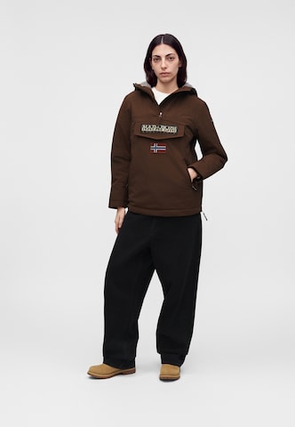 NAPAPIJRI Funktionsjacke 'Rainforest' in Braun