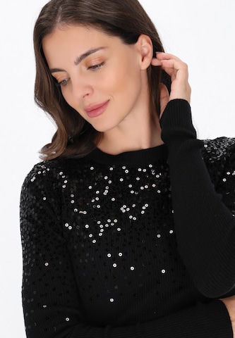 Pull-over usha BLACK LABEL en noir