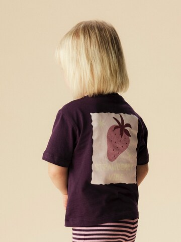 T-Shirt NAME IT en violet : devant