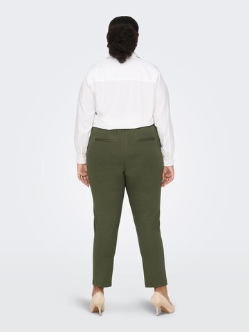 Tapered Pantaloni 'Goldtrash' di ONLY Carmakoma in verde