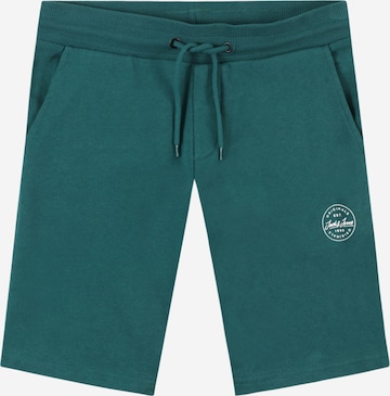 Jack & Jones Junior Kalhoty 'SHARK' – zelená: přední strana