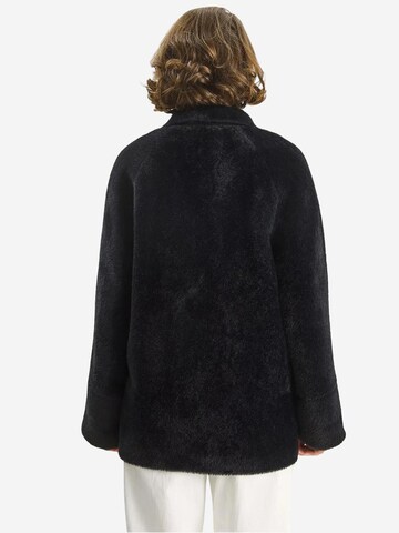 Bianco Lucci Between-Seasons Coat in Black