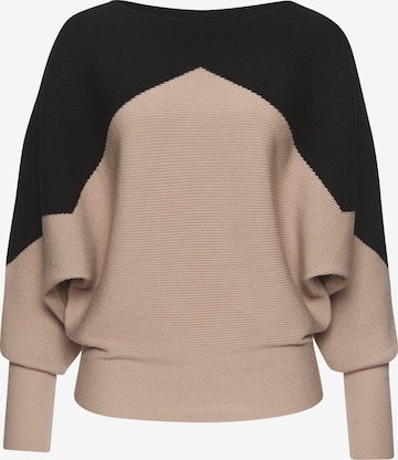 LASCANA Sweater in Black: front