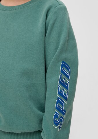 s.Oliver Sweatshirt in Groen