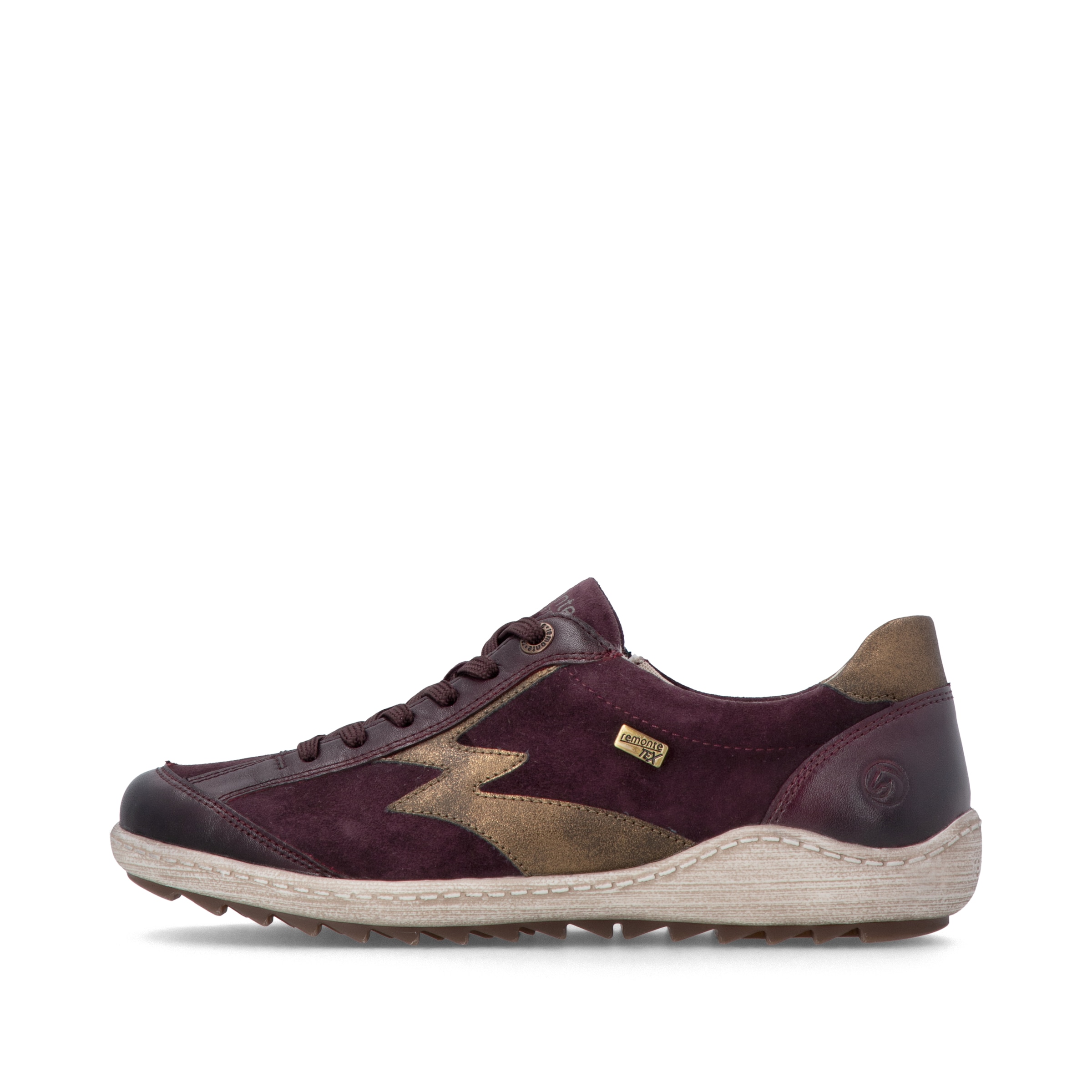 Chaussure de sport à lacets REMONTE en rouge