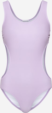 LSCN by LASCANA - Soutien Bustier Fato de banho 'Gina' em roxo: frente