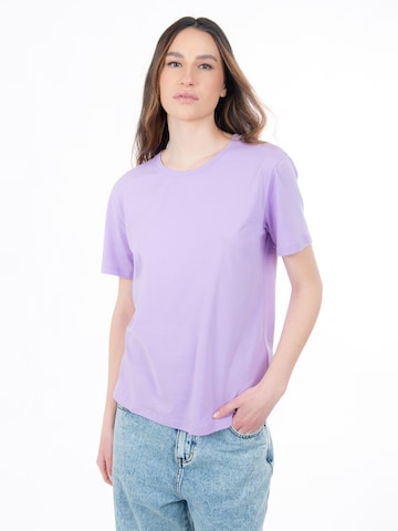 Influencer Póló - lila: elől