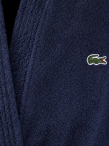 LACOSTE Bademantel lang 'LLECROCO'‌‌‌‌ in Blau