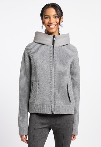 Frieda & Freddies NY Bomberjacke 'Rieke' in Grau: Vorderseite