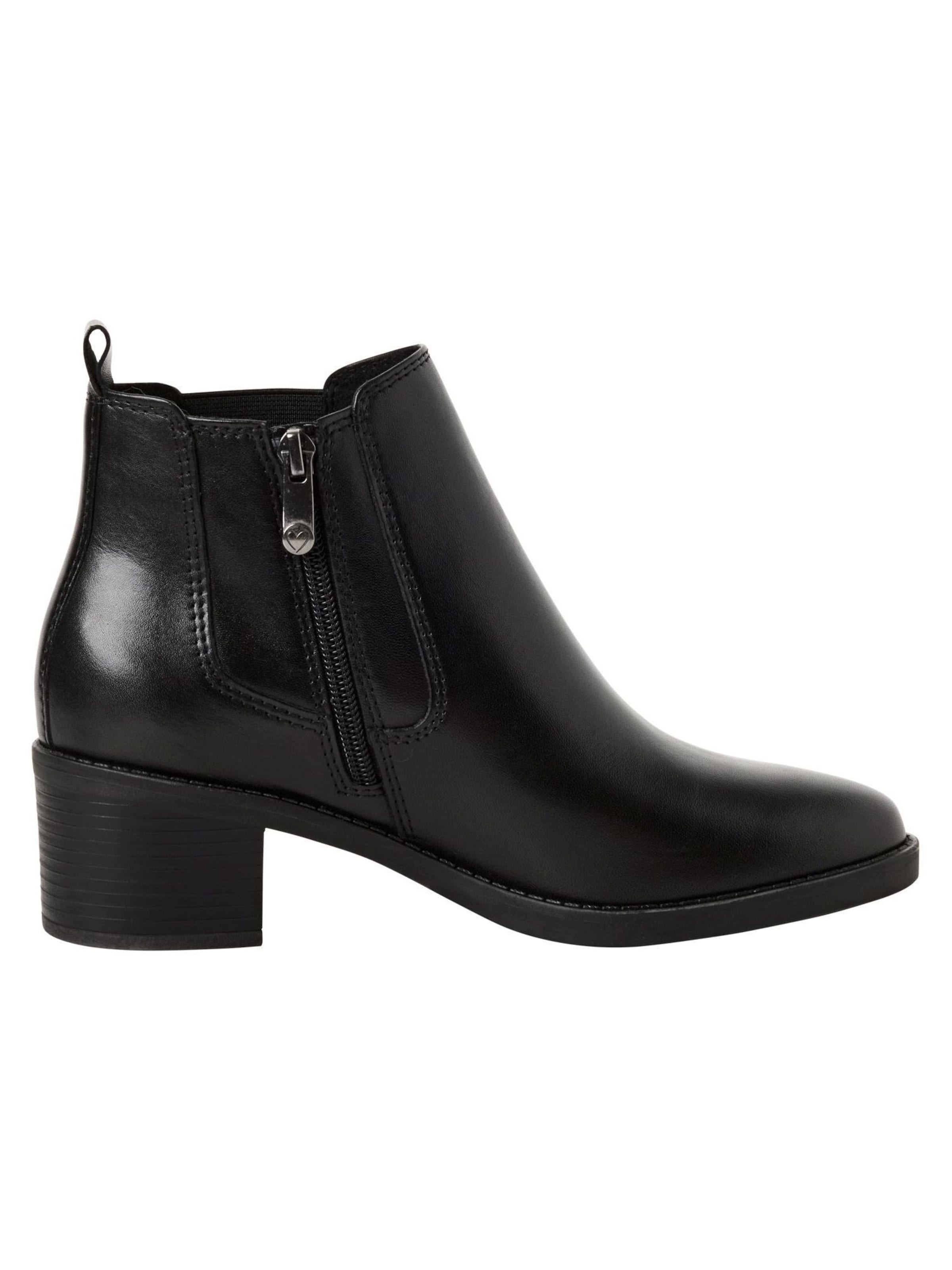 MARCO TOZZI Chelsea boots in Zwart