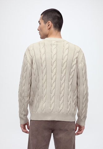 Pull-over BALMOHK en beige : derrière