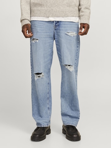 Loosefit Jean 'JJIEddie JJOriginal' JACK & JONES en bleu : devant