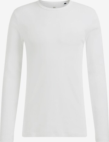 T-Shirt WE Fashion en blanc : devant