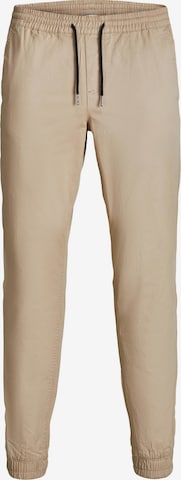 JACK & JONES Дънки Tapered Leg Панталон 'Gordon Lane' в бежово: отпред