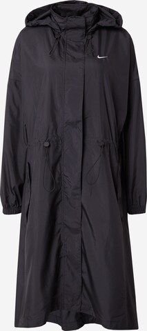 Nike Sportswear Ανοιξιάτικο και φθινοπωρινό παλτό 'ESSENTIAL' σε μαύρο: μπροστά