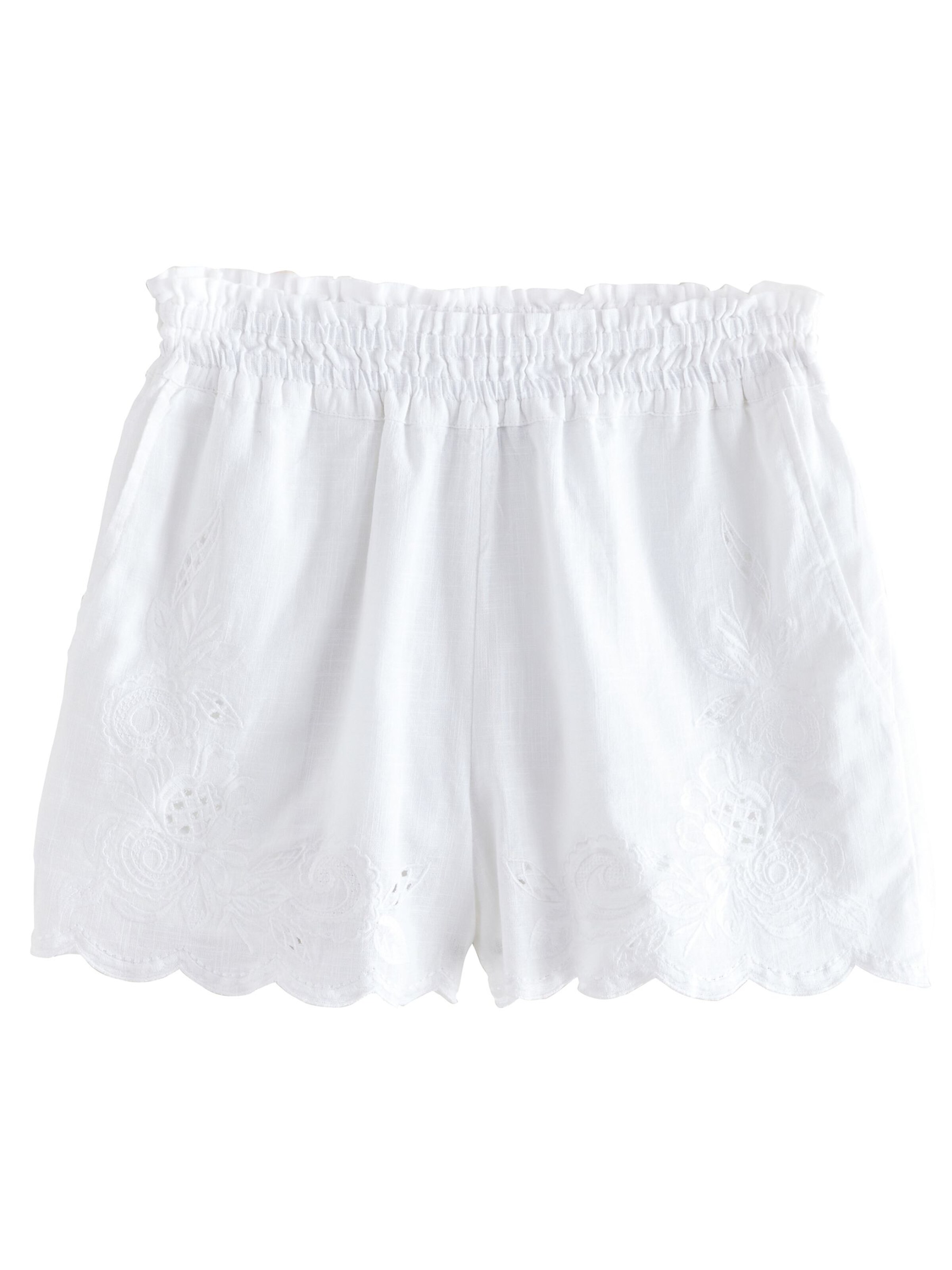 Next Обычный Штаны в Белый: спереди